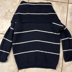 Pinkblush cowl or off shoulder maternity sweater